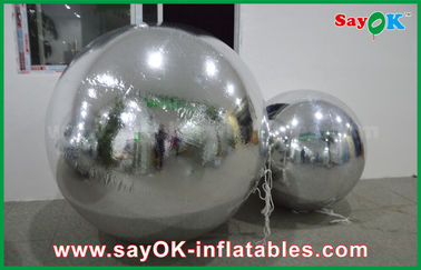 0.6mm PVC nadmuchiwane Lustro Ball Srebrny balon dekoracji Air Tight Seal Style