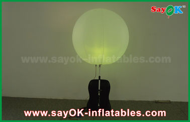 Wiatroszczelna nylonowa dmuchana ozdoba do dekoracji plecaka Piłka ze światłem LED do reklamy