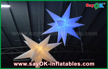 1.5m DIA Hang Up Celling Dmuchana gwiazda balonowa z diodą LED zmienia kolor