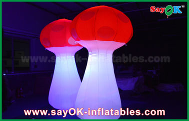 Dekoracja sceniczna Gigantyczne nadmuchiwane oświetlenie LED Grzyb na wesele / wydarzenie