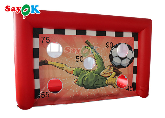 0.4mm PVC nadmuchiwane gry w piłkę nożną Carnival Soccer Goal Football Shoot Game Rzuty karne