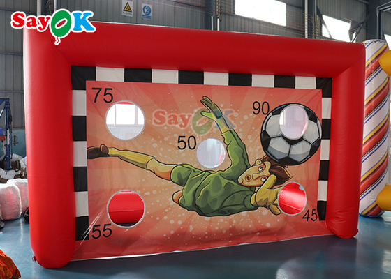 0.4mm PVC nadmuchiwane gry w piłkę nożną Carnival Soccer Goal Football Shoot Game Rzuty karne