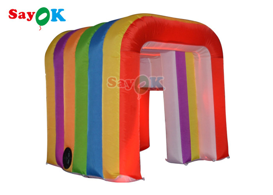Nadmuchiwane oświetlenie Led 360 Photo Booth Enclosure Tło do reklamy