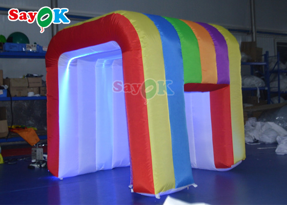 Nadmuchiwane oświetlenie Led 360 Photo Booth Enclosure Tło do reklamy