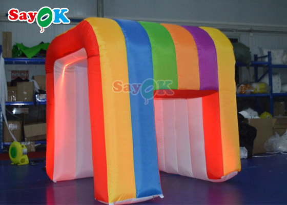Nadmuchiwane oświetlenie Led 360 Photo Booth Enclosure Tło do reklamy