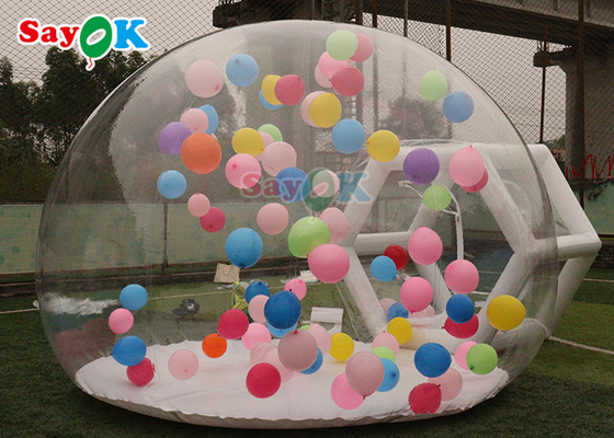 Kids Bubble Bouncy nadmuchiwany namiot powietrzny balon jasne kopuły namiot