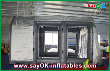 Giant Gray Custom Inflatable Products PVC Nadmuchiwane kabiny lakiernicze do samochodu