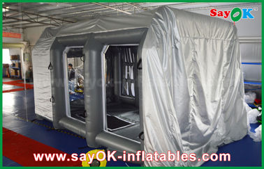 Giant Gray Custom Inflatable Products PVC Nadmuchiwane kabiny lakiernicze do samochodu
