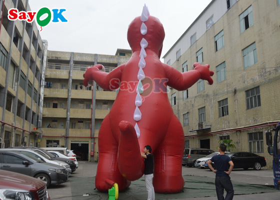 Nadmuchany dinozaur świąteczny PVC Tarpaulin Gigant Nadmuchany Raptor Dinosaur Balon powietrzny Dinosaur