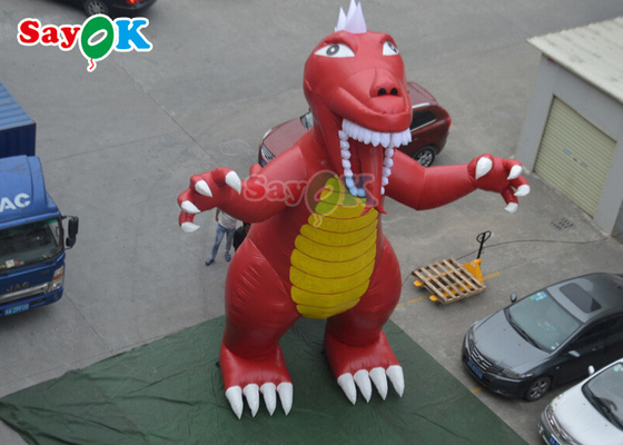 Nadmuchany dinozaur świąteczny PVC Tarpaulin Gigant Nadmuchany Raptor Dinosaur Balon powietrzny Dinosaur