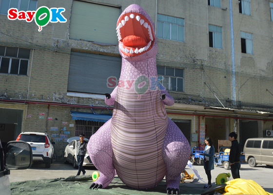 Nadmuchany dinozaur świąteczny Duży rozmiar 5m Nadmuchany Tyrannosaurus Rex Dinosaur pełna drukowanie