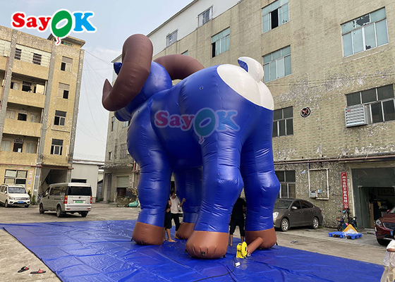 7,5 m nadmuchiwane kozy zwierzęta Model balony niestandardowa inflacja jazda konna koza reklama