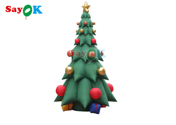 Gigantyczna nadmuchiwana choinka Dekoracja świąteczna Nadmuchiwane drzewo