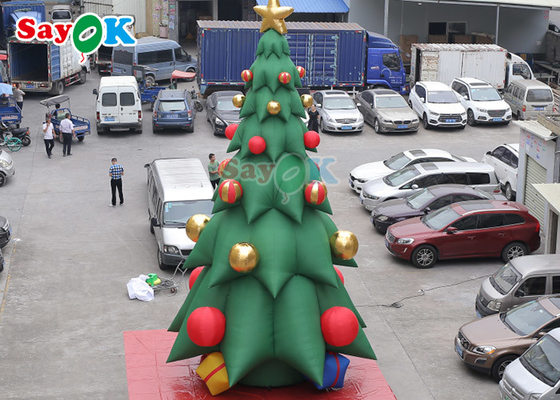Gigantyczna nadmuchiwana choinka Dekoracja świąteczna Nadmuchiwane drzewo