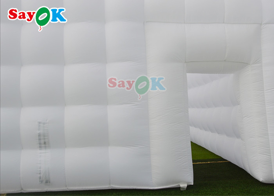 8x12x5m nadmuchiwany namiot powietrzny z oświetleniem Led pontony Cube namiot dekoracja ślubna