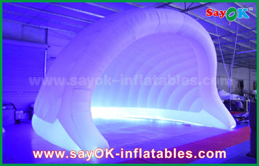 Wylotowy namiot podmuchowy 210D Oxford LED Wydmuchowy namiot powietrzny Kopuła Wydmuchowy namiot igloo wodoodporny dla imprezy