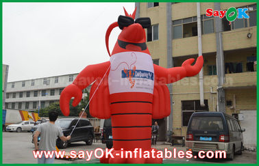 Wzbudzanie postaci kreskówek Reklama Czerwony zwierzęt nafalowy Olbrzymi homar Model nafalowy 2 lata gwarancja