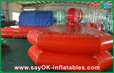 Dmuchalne zabawki dla dzieci Czerwone PVC Dmuchalne baseny wodne Szczelny powietrze Staw kąpielowy dla dzieci