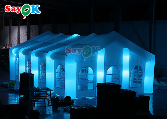 Custom Party Night Club Struktura Nadmuchiwany namiot barowy w kolorze białym