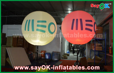 Stojak reklamowy 1,5m DIA Stały nadmuchiwany balon / piłka ze światłem LED