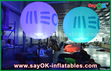 Stojak reklamowy 1,5m DIA Stały nadmuchiwany balon / piłka ze światłem LED