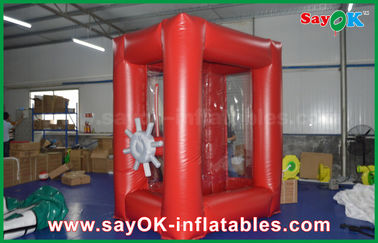 2x2 m Cash Grab Machine Inflatable Money Booth With PVC Material