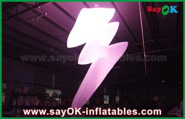 Nylonowa tkanina Hang Inflatable Lighting Decoration z LED Light Color Change