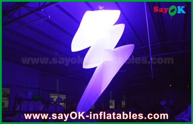 Nylonowa tkanina Hang Inflatable Lighting Decoration z LED Light Color Change