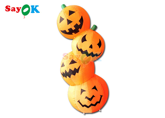 PVC Nadmuchany Dekoracja Halloween 4,9 stóp Kukurydza Kształt LED Wzburzony Model