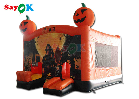 Komercyjny Nawiedzony Halloween Nawigacyjny Dom Odbiór Zamek Slide 15.7x15.7x16.4ft