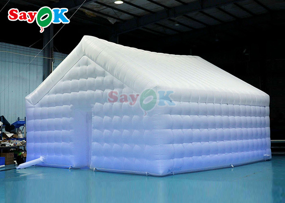 Wielofunkcyjny zewnętrzny wypełniający się biały namiot na wesele Reklamy Ognioodporne