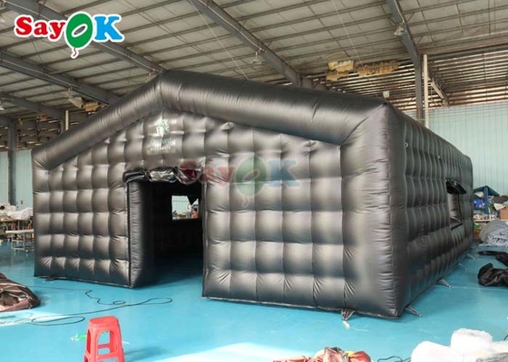 32.8FT gigantyczny namiot powietrzny czarny przenośny dyskoteka mobilny klub nocny namiot imprezowy