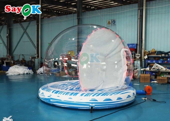 Gigantyczna puchliwa piłka śnieżna Bubble Dome Blow Up Christmas Snow Globe For Event