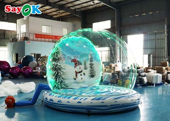 Gigantyczna puchliwa piłka śnieżna Bubble Dome Blow Up Christmas Snow Globe For Event