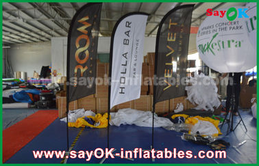 Namiot imprezowy na świeżym powietrzu Przenośny nadmuchiwany nóż powietrzny Składany namiot flagowy do promocji / reklamy