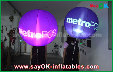 Wymienny światła led plecak balon nadmuchiwane światła dekoracji wynajem firmy
