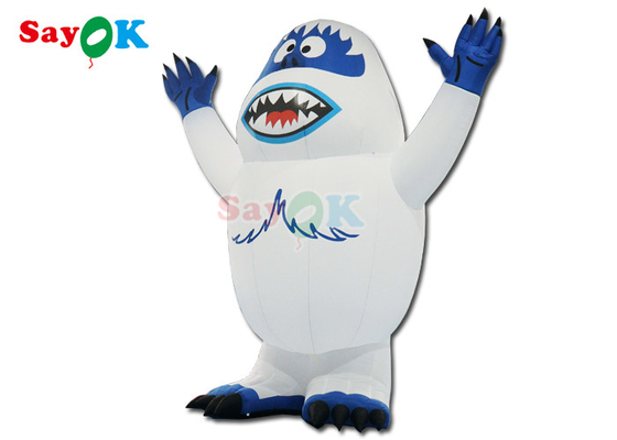 Święta Oświetlenie Led Płynne Śnieżne Potwory Śnieżkowiec Airblown Monster Toy Do Dekoracji Zewnętrznej