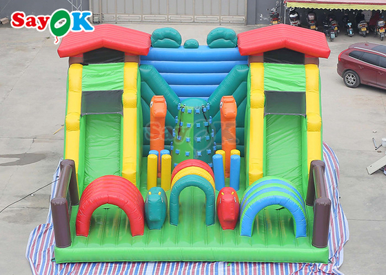 Zabawny park rozrywkowy z nadmuchem, zjeżdżalnia, trampolinę dla dzieci, sprzęt do zabawy w pomieszczeniach komercyjnych