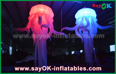 Kolorowe nylonowe nadmuchiwane dekoracje oświetlenie w kształcie ośmiornicy z oświetleniem Led