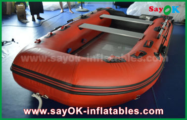 Trwałe 2 - 4 osobowe PVC nadmuchiwane łodzie do gier wodnych SGS UL