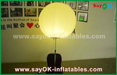 190 D wiatroodporna, nylonowa tkanina LED nadmuchiwana piłka, promocja nadmuchiwanego balonika LED