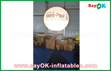 190T Nylonowa tkanina 1.5m DIA Reklama Nadmuchiwane oświetlenie Dekoracja Stojak balon ze statywem