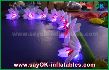 8m Długie nylonowe nadmuchiwane oświetlenie dekoracji Lily Flower Chai na ślub