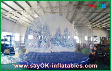 Nadmuchiwane dekoracje świąteczne 3m / Nadmuchiwane Chrismas Snow Globe dla reklamy