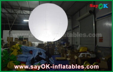 Niestandardowe 1.5m DIA nadmuchiwane oświetlenie dekoracji reklam, stoisko balon ze statywem
