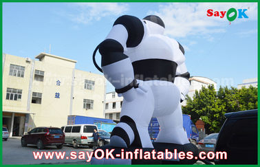 Reklamowe nadmuchiwane postacie z kreskówek, kostium nadmuchiwanego robota