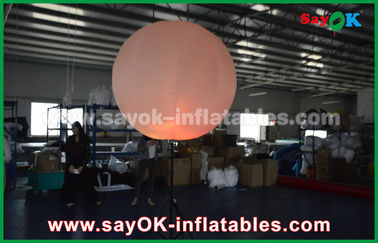 Nylonowe tkaniny nadmuchiwane oświetlenie dekoracji / halogenowe lub Led Light Up balony