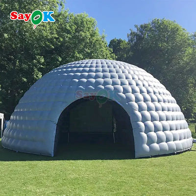 8m 26ft Trwały Oxford Tkanina Duży Igloo Dome namiot z powietrzem