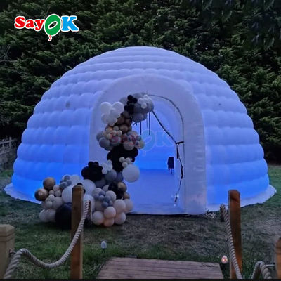 8m 26ft Trwały Oxford Tkanina Duży Igloo Dome namiot z powietrzem