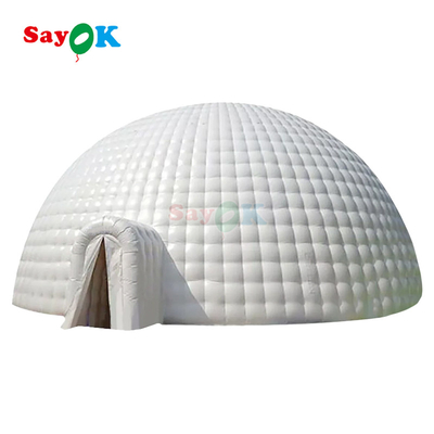 PVC Tarpaulin 12m 40ft Giant Inflatable Igloo Tent Dome dla imprezy na świeżym powietrzu